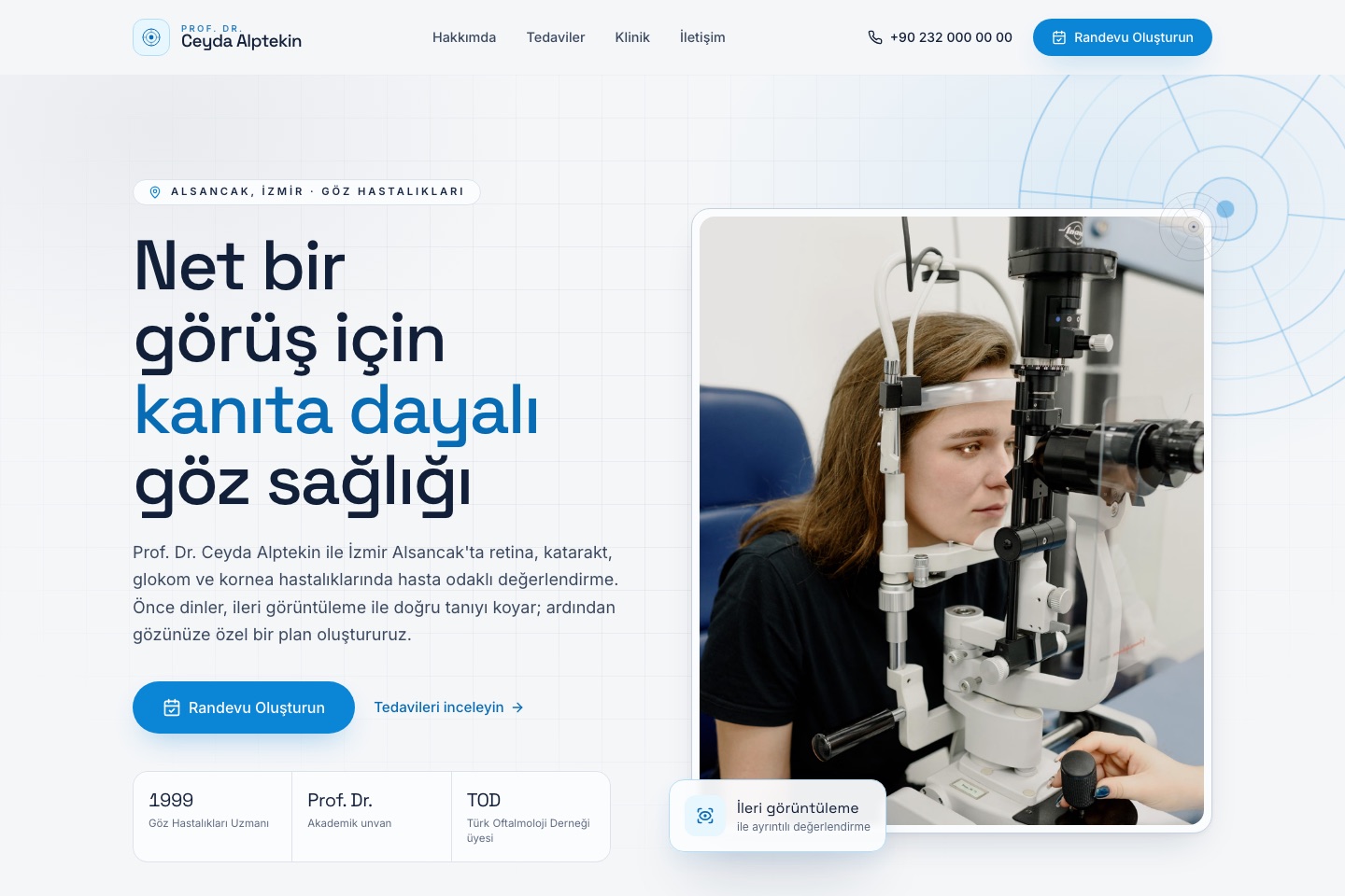 Sümbül web tasarımının gerçek ana sayfa önizlemesi